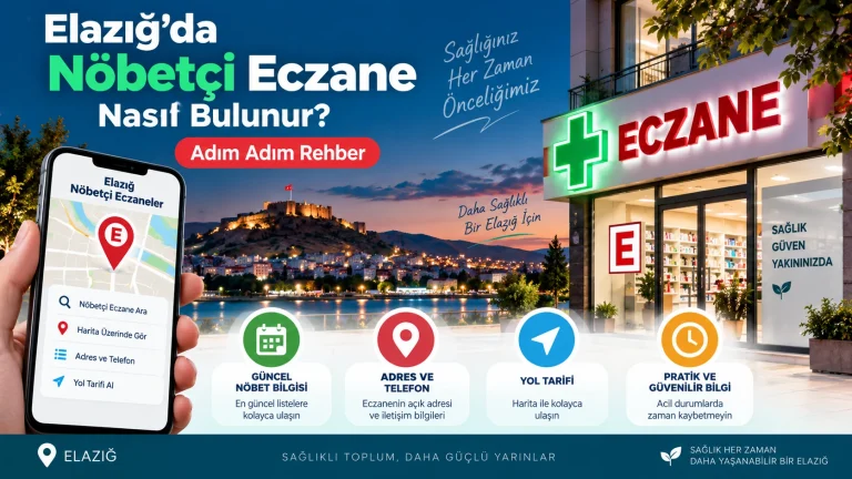 elazig nobetci eczane nasil bulunur
